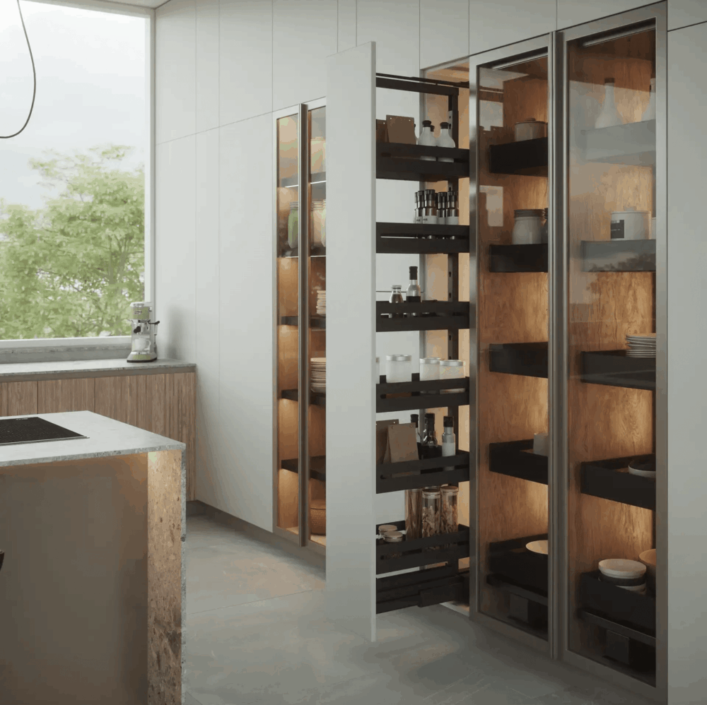 300mm Larder Pullout Wirework